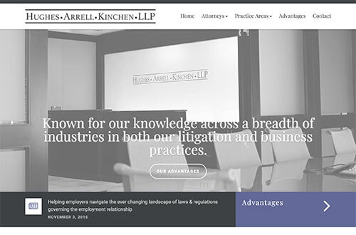 Hughes Arrell Kinchen Website