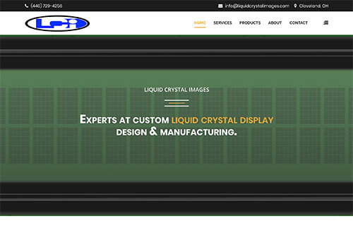 Liquid Crystal Images Website